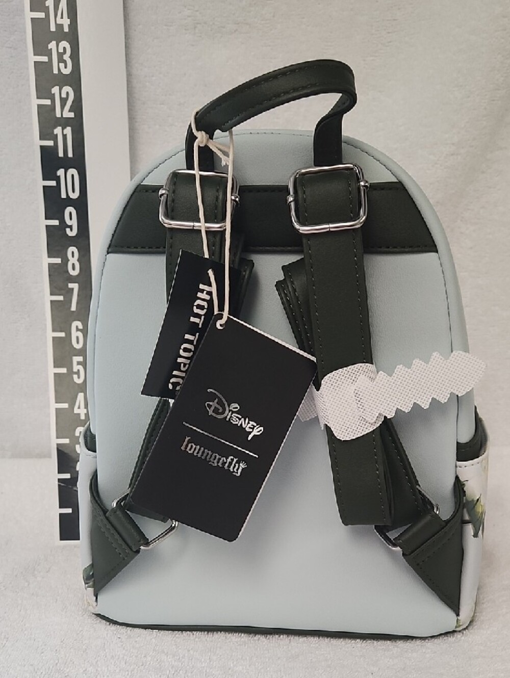 Loungefly Thumper Floral Mini Backpack - Mint, White, Green - Picture 4 of 6